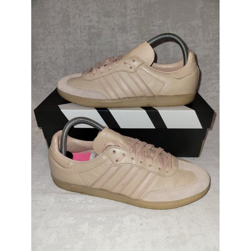 Adidas Samba OG W Ash Pearl Off White Leather Gum Sole DB3358 Women's Size 8